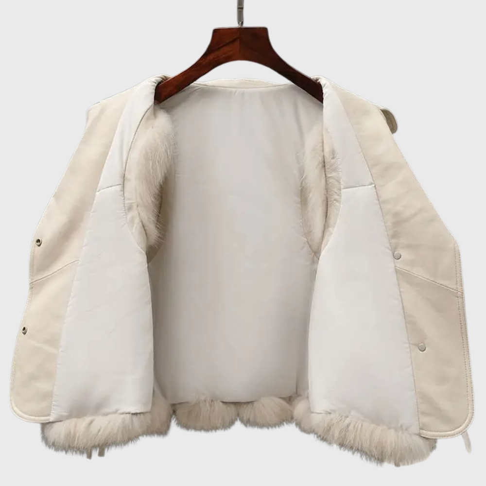 Lina - Elegante gilet in pelle