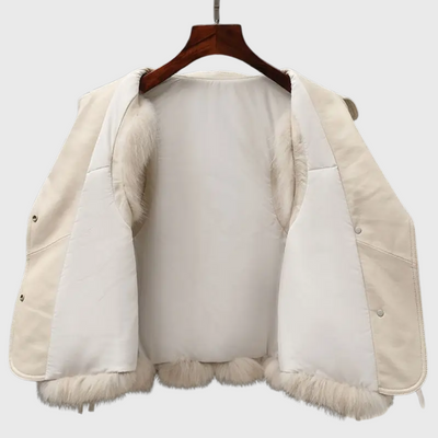 Lina - Elegante gilet in pelle