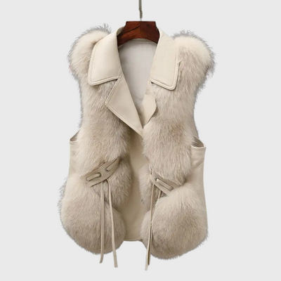 Lina - Elegante gilet in pelle