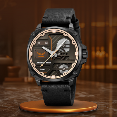 Orologio da Uomo in Pelle Quartz™ - Olsen & Olsen