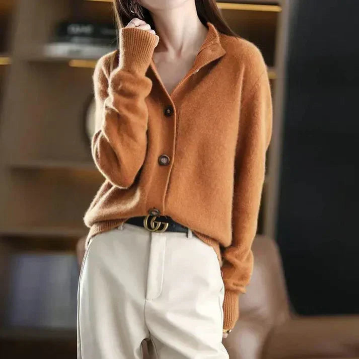 LAURE | Cardigan in cashmere senza tempo