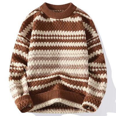 Verre Blanc™ | Maglione a righe da uomo