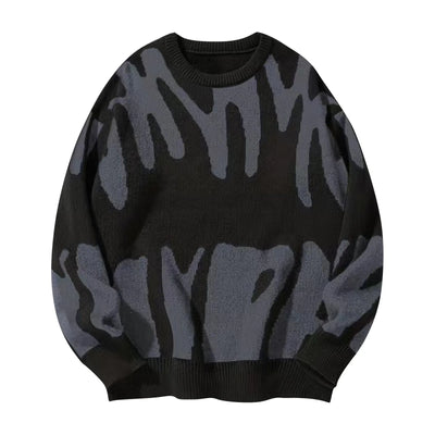 Verre Blanc™ | Maglione casual da uomo a contrasto