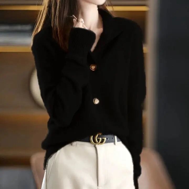 LAURE | Cardigan in cashmere senza tempo