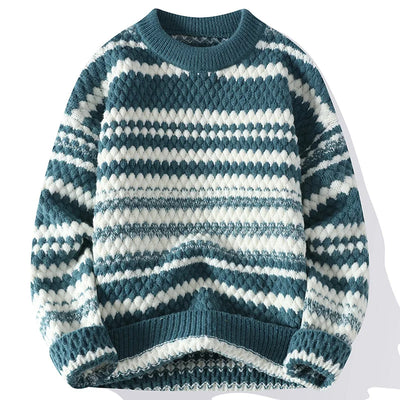 Verre Blanc™ | Maglione a righe da uomo