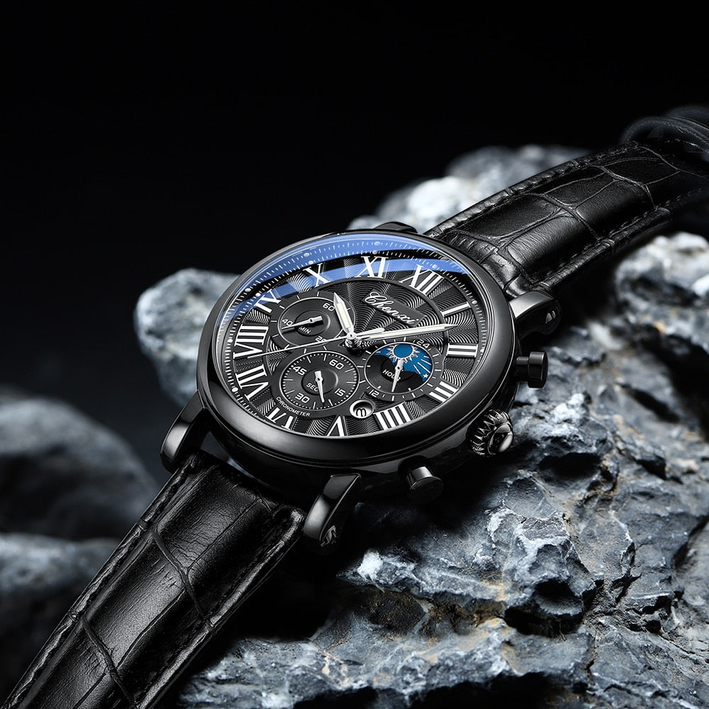 Orologio al Quarzo con Cinturino in Pelle di Lusso™ - Olsen & Olsen
