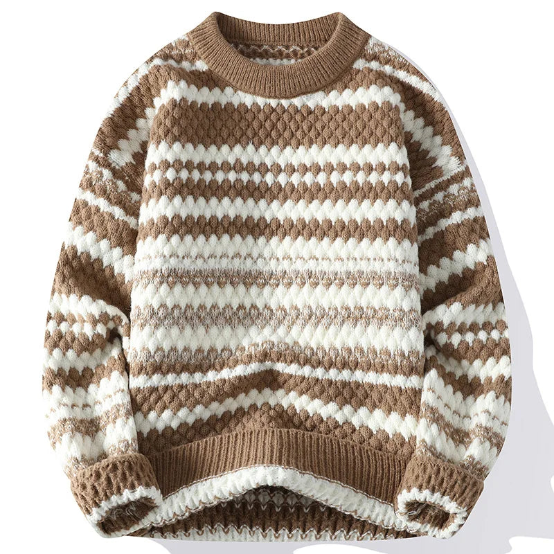Verre Blanc™ | Maglione a righe da uomo