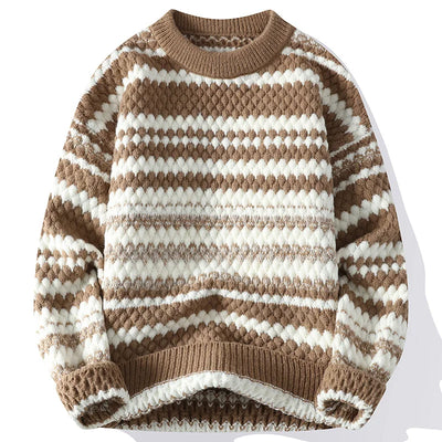 Verre Blanc™ | Maglione a righe da uomo