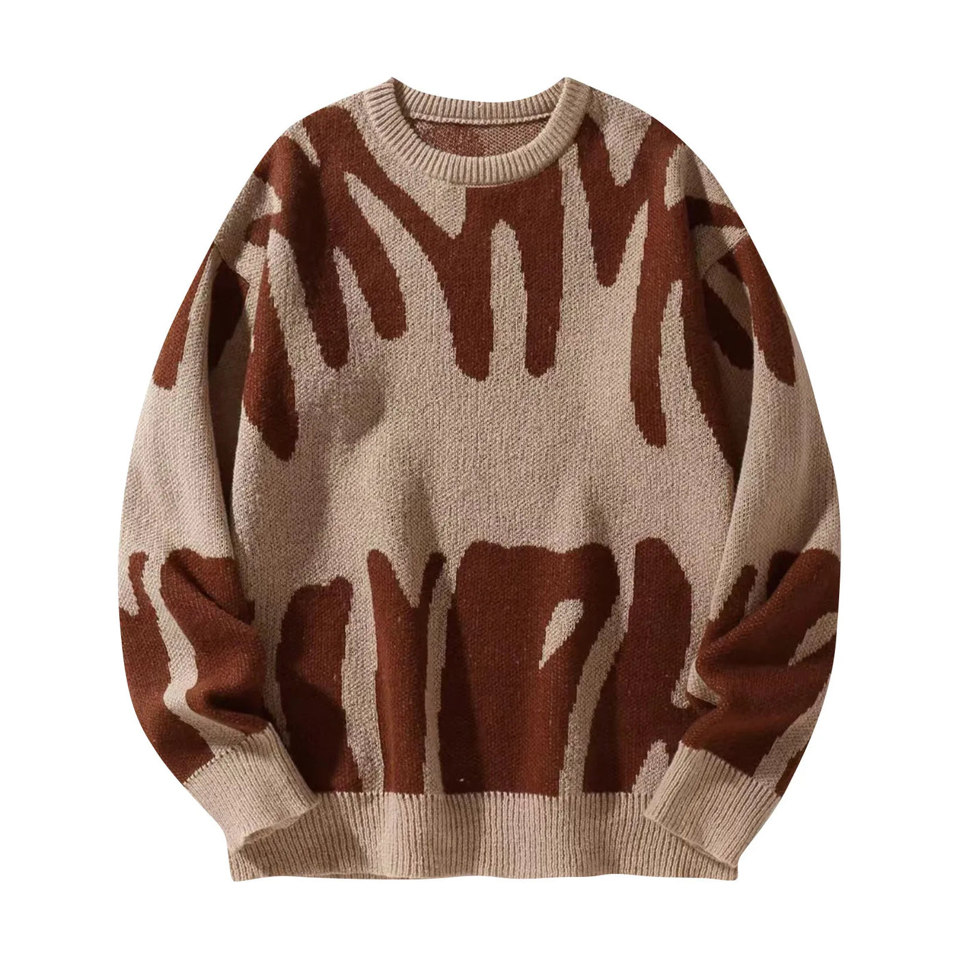 Verre Blanc™ | Maglione casual da uomo a contrasto