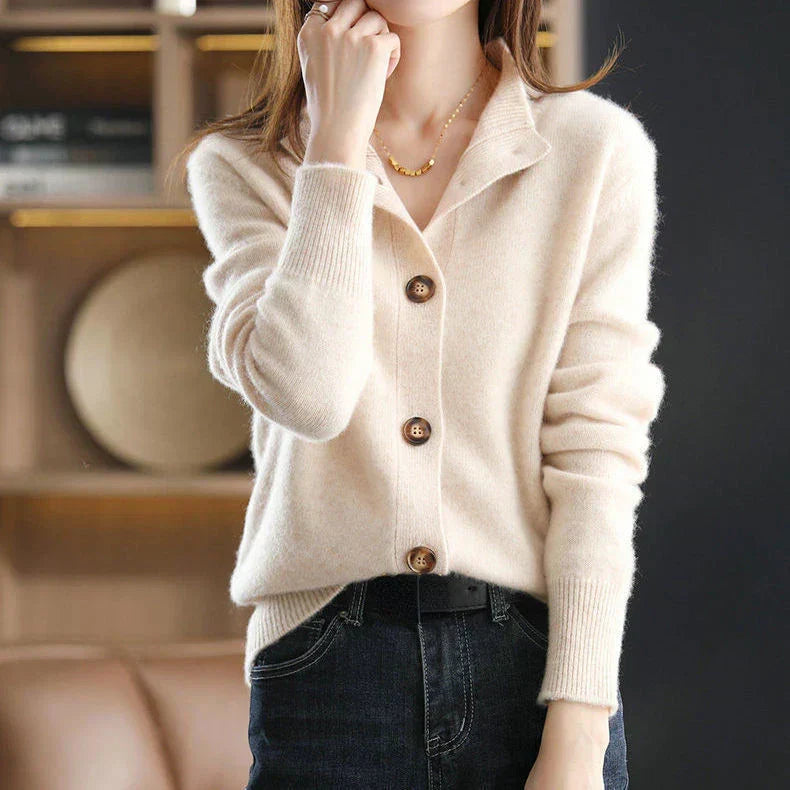 LAURE | Cardigan in cashmere senza tempo