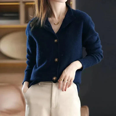 LAURE | Cardigan in cashmere senza tempo