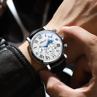 Orologio al Quarzo con Cinturino in Pelle di Lusso™ - Olsen & Olsen