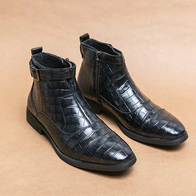 Dylan | Stivaletti con Fibbia in Pelle Sintetica