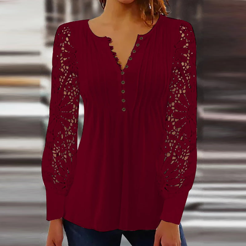 Kathy | Elegante Blusa con maniche lunghe