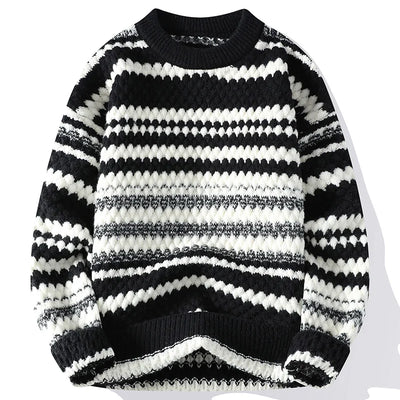 Verre Blanc™ | Maglione a righe da uomo