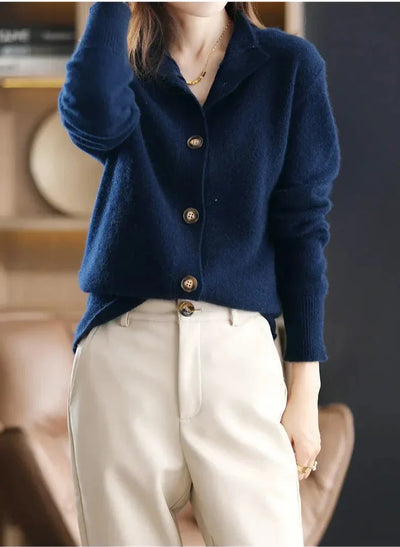 LAURE | Cardigan in cashmere senza tempo