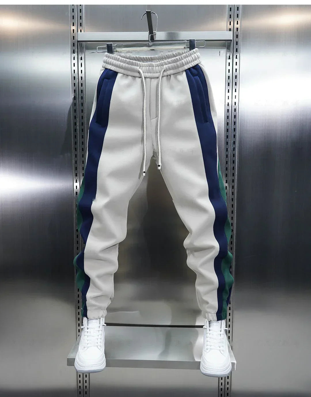 Laurent™ | Pantaloni a Tensione con Strisce Contrapposte