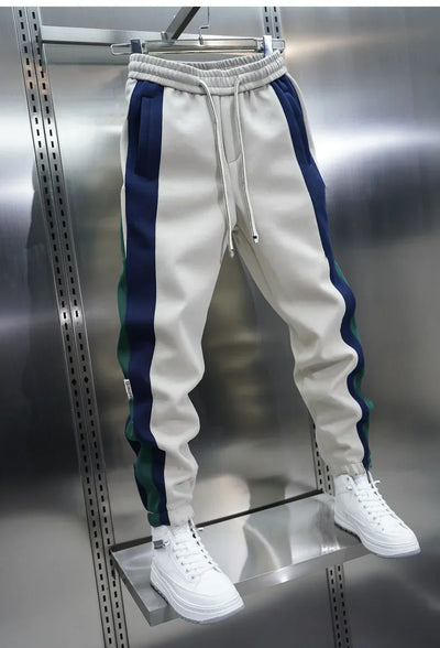 Laurent™ | Pantaloni a Tensione con Strisce Contrapposte