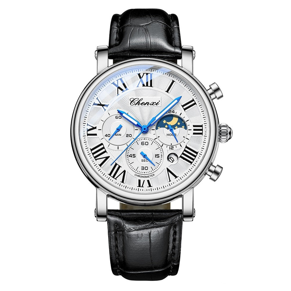 Orologio al Quarzo con Cinturino in Pelle di Lusso™ - Olsen & Olsen