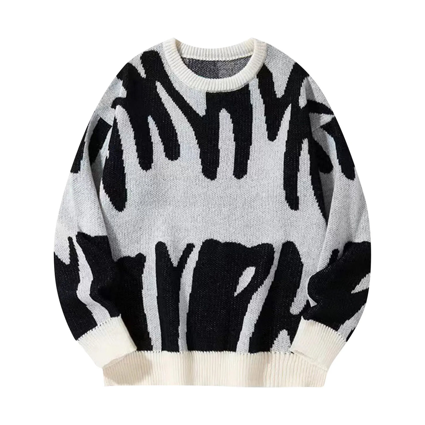 Verre Blanc™ | Maglione casual da uomo a contrasto