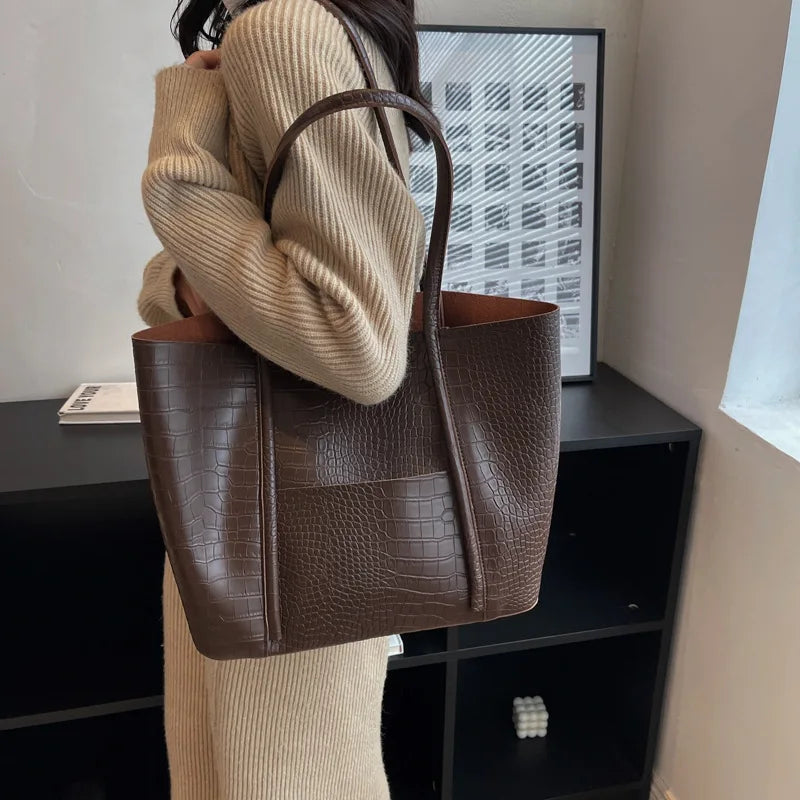 Betina™ - Borsa a tracolla in pelle di coccodrillo