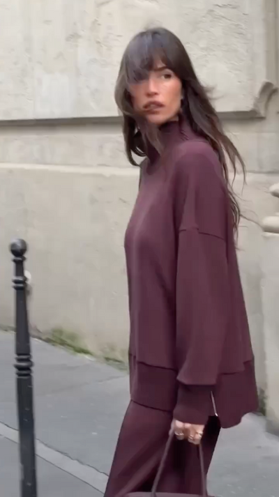 Gillian - Set di maglia abbinato