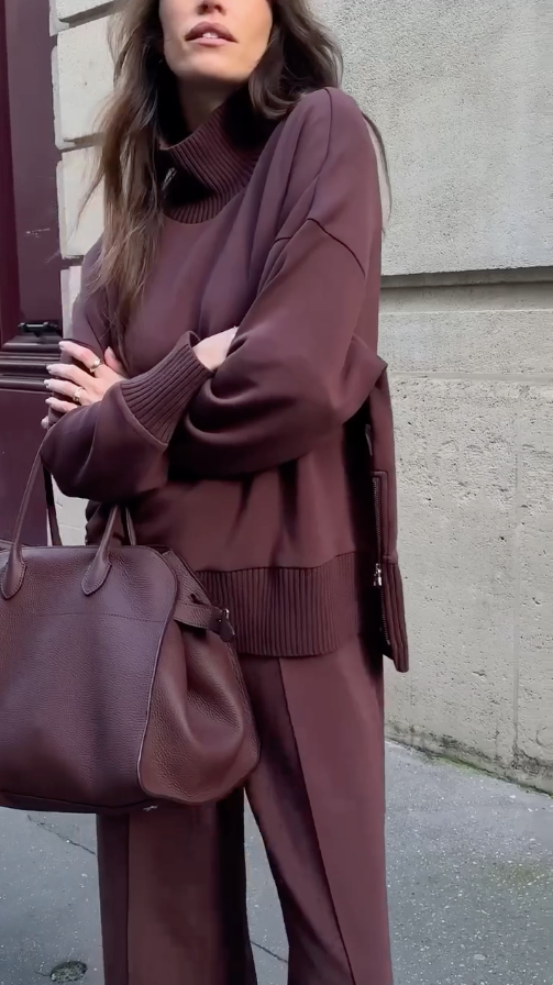 Gillian - Set di maglia abbinato
