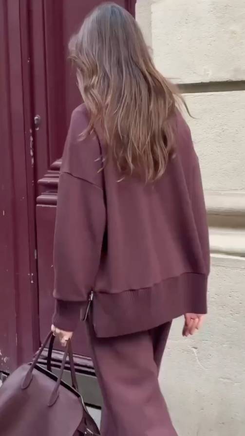 Gillian - Set di maglia abbinato