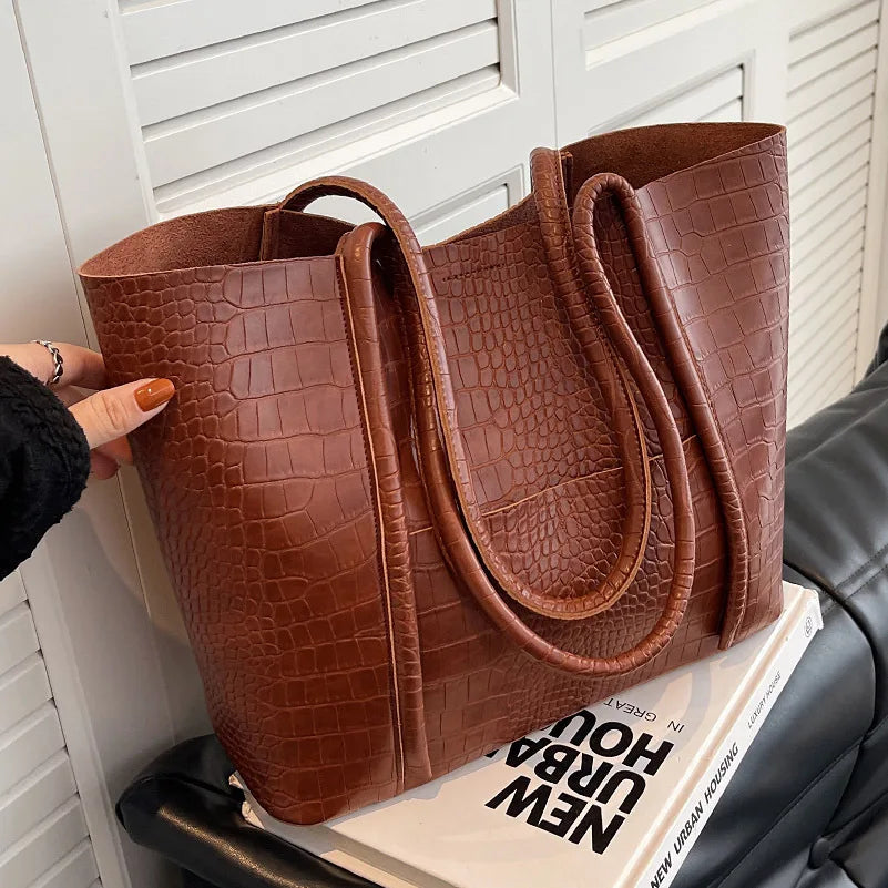 Betina™ - Borsa a tracolla in pelle di coccodrillo