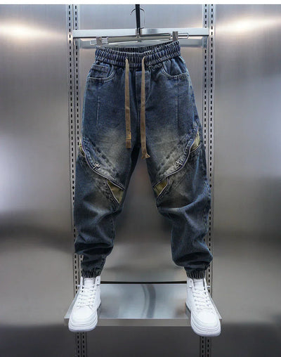 Laurent™ | Pantaloni Baggy in Denim con Cintura