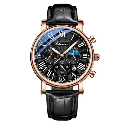 Orologio al Quarzo con Cinturino in Pelle di Lusso™ - Olsen & Olsen