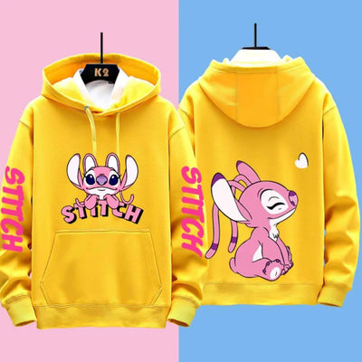 Stitchy - Comoda felpa con cappuccio a punto Disney