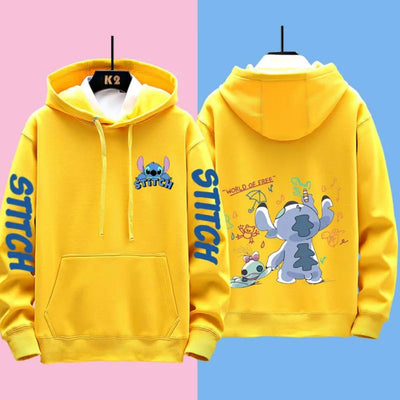 Stitchy - Comoda felpa con cappuccio a punto Disney