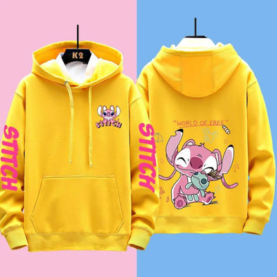 Stitchy - Comoda felpa con cappuccio a punto Disney