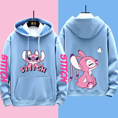 Stitchy - Comoda felpa con cappuccio a punto Disney