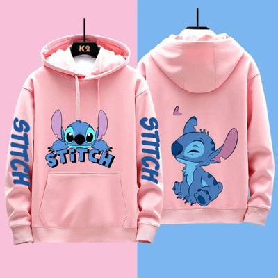 Stitchy - Comoda felpa con cappuccio a punto Disney