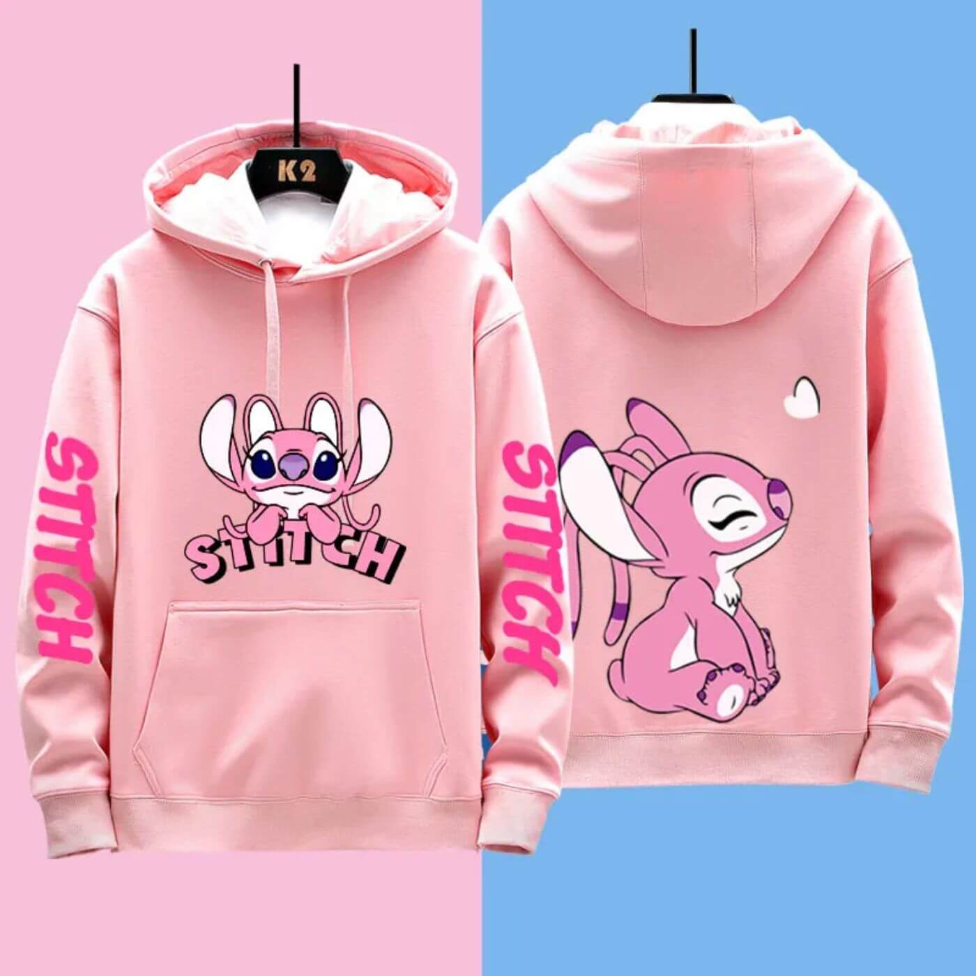 Stitchy - Comoda felpa con cappuccio a punto Disney