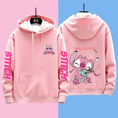 Stitchy - Comoda felpa con cappuccio a punto Disney