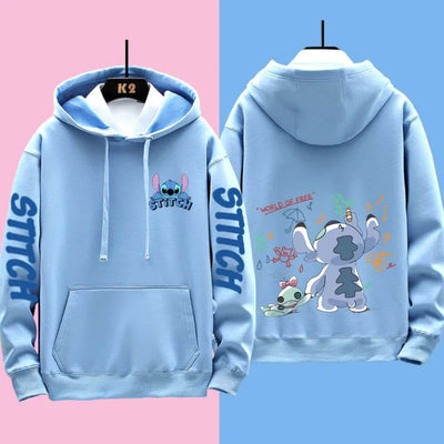 Stitchy - Comoda felpa con cappuccio a punto Disney