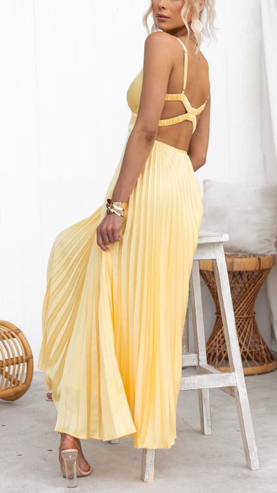 Aby - Maxi abito giallo