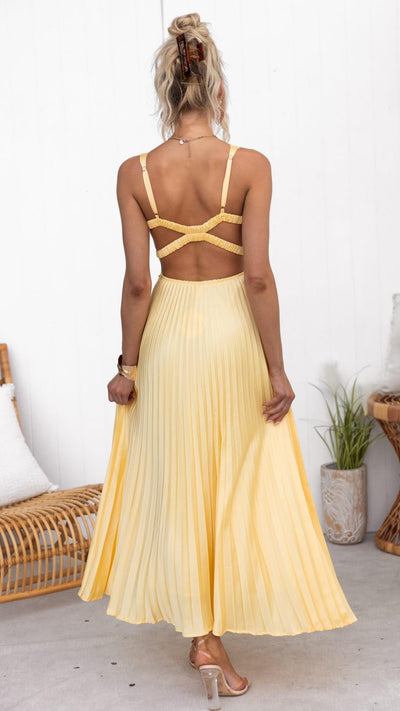 Aby - Maxi abito giallo