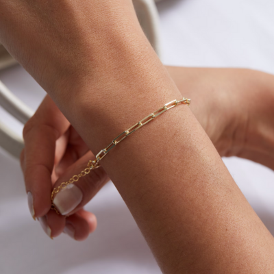 Bracciale MAUI Gouden Paperclip