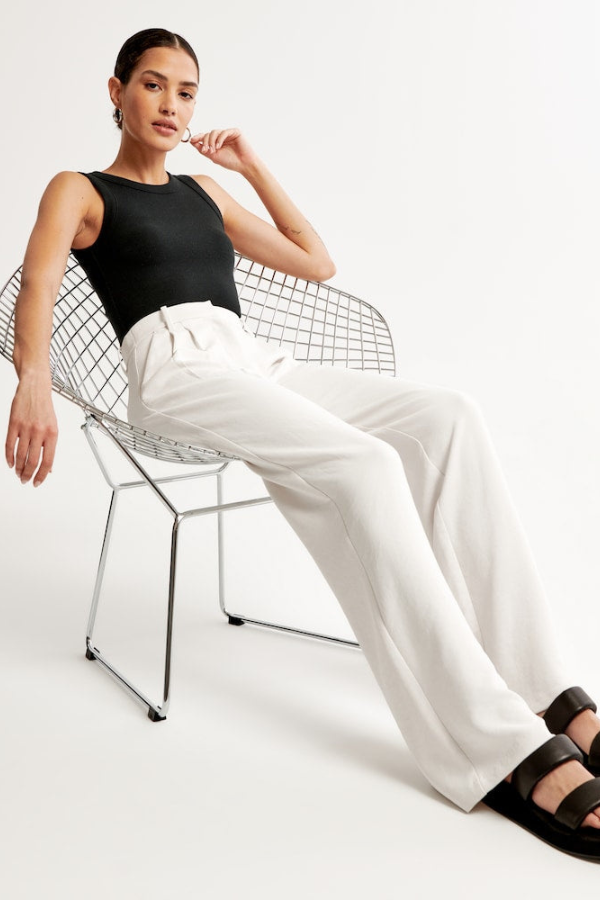 Aeriel - Pantaloni sartoriali a gamba larga