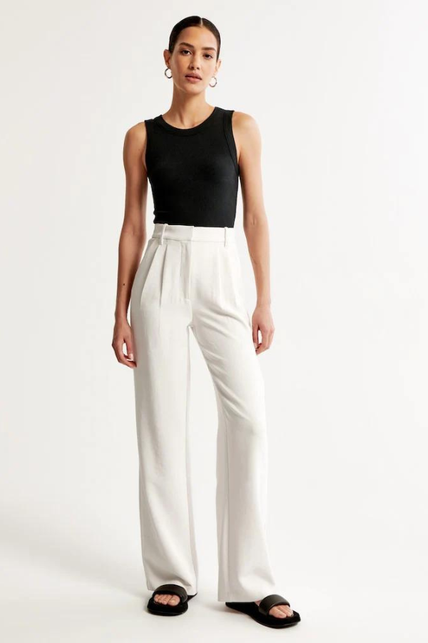Aeriel - Pantaloni sartoriali a gamba larga