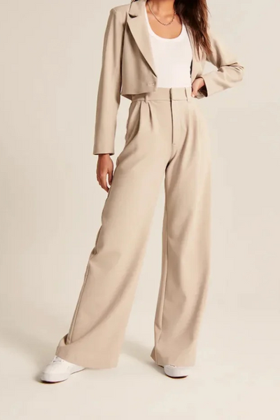 Aeriel - Pantaloni sartoriali a gamba larga