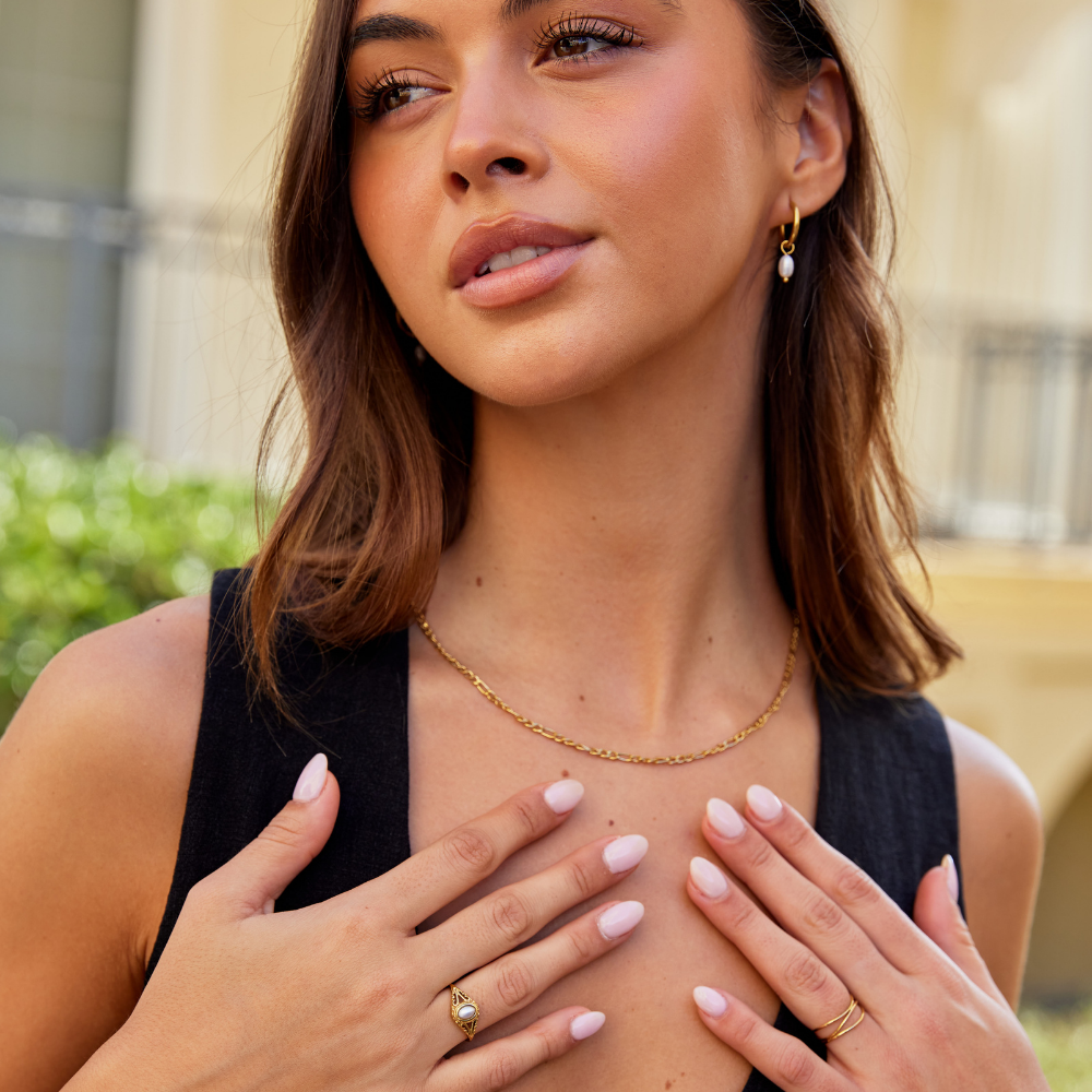 Aitana - Anello di Perle Vintage