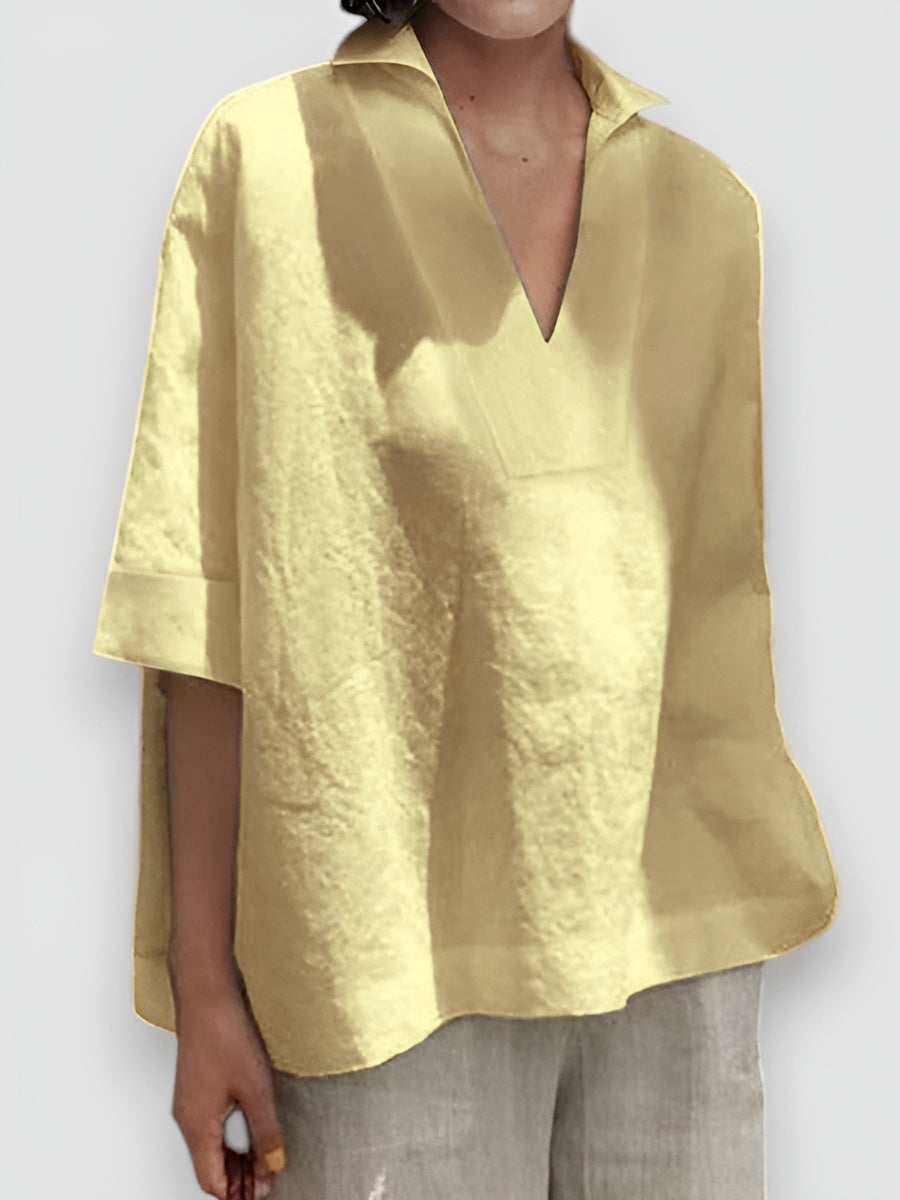 Olga | Blusa a scollo a V
