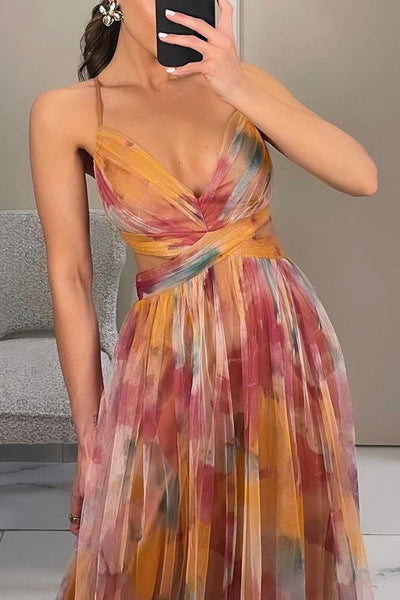 Vaëlia™ | Maxi abito con stampa floreale