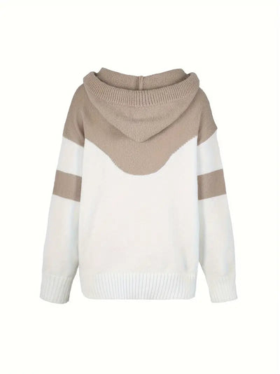 Pinky - Pullover a blocchi con cappuccio