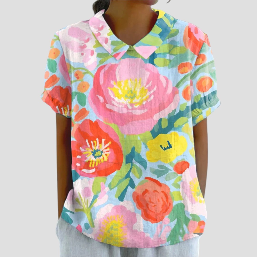 LUCY™ | BLUSA CON COLLO